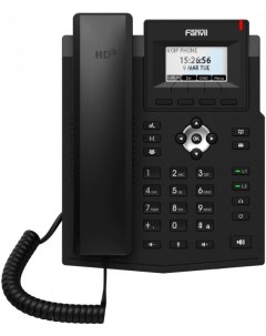 Телефон VoiceIP X3SP Lite 2xEthernet 10 100 2 SIP линии HD аудио цветной дисплей 2 3 порт для гарнит Fanvil