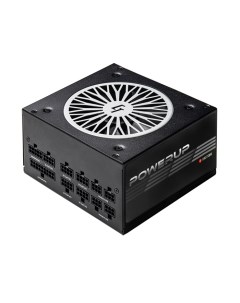 Блок питания ATX PowerUp 750W GPX 750FC 750W 80 PLUS GOLD Active PFC 120mm fan full cable management Chieftec