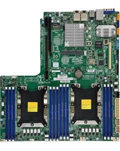 Материнская плата MBD X11DDW L B 2x3647 C622 12xDDR4 Proprietary PCIE3 0 1 x16 by riser 1 x32 by ris Supermicro