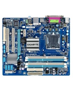 Материнская плата mATX GA G41M COMBO G41 LGA775 1333Mhz 2 DDR2 1066 2DDR3 1333 PCI E GMA X4500 GLan  Gigabyte