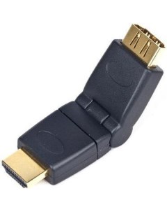 Переходник HDMI HDMI A HDMI FFL2 19F 19M вращающийся на 180 град золотые разъемы пакет Cablexpert
