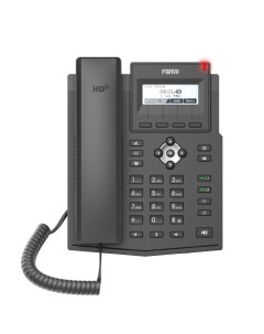 Телефон VoiceIP X1SP 2xEthernet 10 100 LCD 148x48 2 аккаунта SIP G722 Opus Ipv 6 порт для гарнитуры  Fanvil