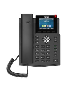 Телефон VoiceIP X3SG 2xEthernet 10 100 1000 4 SIP аккаунта HD аудио цветной дисплей 2 8 запись на 10 Fanvil