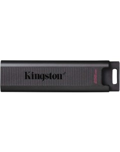 Накопитель USB 3 2 256GB DataTraveler Max DTMAX 256GB 1000 900MB s черный ребристый корпус с кольцом Kingston