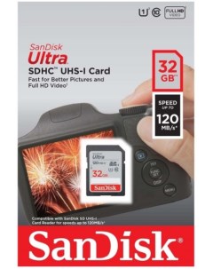 Карта памяти SDHC 32GB SDSDUN4 032G GN6IN UHS I Sandisk