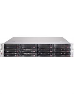 Корпус серверный 2U CSE 826BE1C R609JBOD 12 3 5 HS 4 mini SAS HD 2 600W Supermicro