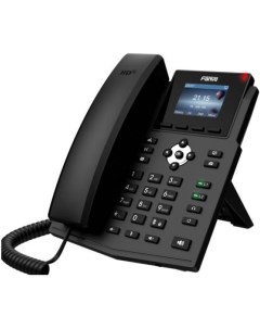 Телефон VoiceIP X3SG Pro 2xEthernet 10 100 1000 4 SIP аккаунта HD аудио цветной дисплей 2 8 запись н Fanvil