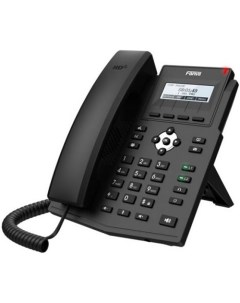 Телефон VoiceIP X1SG 2xEthernet 10 100 1000 LCD 128x48 2 аккаунта SIP G722 Opus Ipv 6 порт для гарни Fanvil