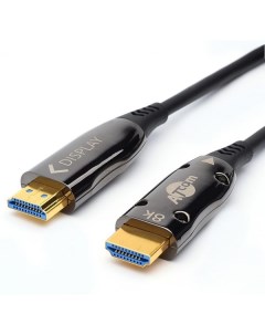 Кабель HDMI AT8875 50 m HighSpeed Metal gold Optical ver 2 1 Atcom