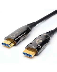 Кабель HDMI AT8876 40 m HighSpeed Metal gold Optical ver 2 1 Atcom