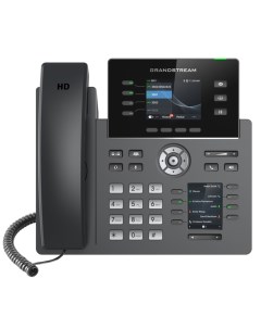 Телефон VoiceIP GRP 2614 4 SIP аккаунта 2хEthernet 10 100 основной дисплей цветно 2 8 второй дисплей Grandstream