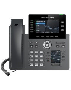 Телефон VoiceIP GRP 2616 6 SIP аккаунтов 6 линий 2хEthernet 10 100 1000 основной дисплей цветно 4 3  Grandstream