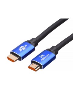 Кабель HDMI AT8887 3 m HighSpeed Metal gold ver 2 1 Atcom