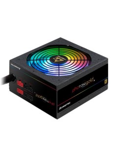 Блок питания ATX GDP 750C RGB 750W Active PFC ARGB Rainbow 140mm fan Cable Management Retail Chieftec