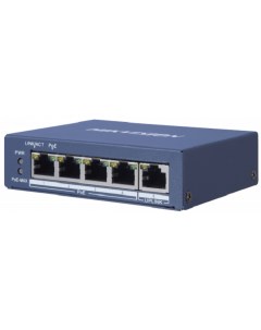 Коммутатор DS 3E0505 E 5 RJ45 1000M 8й Uplink порт таблица MAC адресов на 2000 записей пропускная сп Hikvision