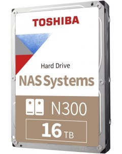 Жесткий диск 16TB SATA 6Gb s HDWG31GUZSVA N300 High Reliability 3 5 7200RPM 256MB Toshiba (kioxia)