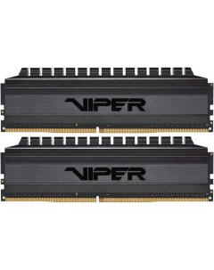 Модуль памяти DDR4 32GB 2 16GB PVB432G320C6K Viper 4 Blackout PC4 25600 3200MHz CL16 288 pin радиато Patriot memory