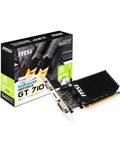 Видеокарта PCI E GeForce GT 710 GT 710 2GD3H LP 2GB Silent Low Profile GDDR3 64bit 28nm 954 1600MHz  Msi