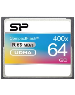 Карта памяти 64GB SP064GBCFC400V10 Compact Flash Card 400x Silicon power