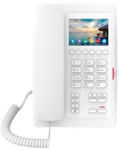 Телефон VoiceIP H5W white 2 порта 10 100 Мбит Wi Fi PoE цветной дисплей Fanvil