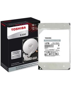 Жесткий диск 12TB SATA 6Gb s HDWR21CUZSVA 3 5 X300 7200rpm 256MB Bulk Toshiba (kioxia)