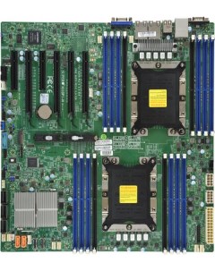 Материнская плата E ATX MBD X11DPI NT B 2xLGA 3647 C622 16xDDR4 14 SATA3 6 PCI E E ATX 12 х 13 4xUSB Supermicro
