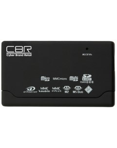 Карт ридер CR 455 All in one USB 2 0 ноут софттач Cbr