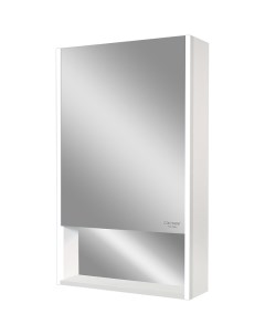 Зеркальный шкаф Filit White 50 L МВК186 с подсветкой Белый Континент