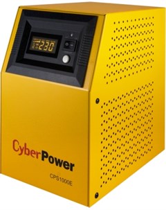 Источник бесперебойного питания CPS1000E 1000VA Черный Желтый Cyberpower