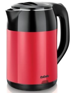 Чайник электрический EK1709P 2000 Вт чёрный красный 1 7 л металл пластик Bbk