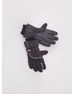 Тёплые перчатки в спортивном стиле на синтепоне с флисом Zolla