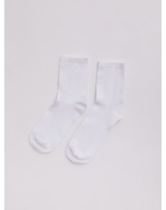 Белые хлопковые носки Zolla