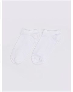 Короткие белые хлопковые носки Zolla