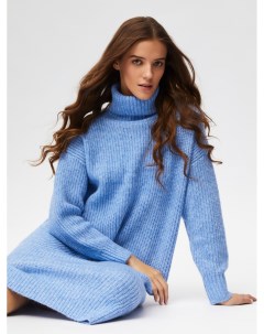 Вязаное платье свитер длины миди с высоким горлом Zolla