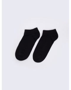 Короткие чёрные хлопковые носки Zolla