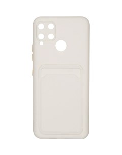 Чехол CAR SC RLMC15CSWH для Realme C15 Card White Carmega