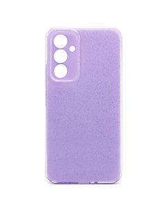 Чехол Samsung SM A546E Galaxy A54 5G силиконовый с блестками светло фиолетовый Promise mobile