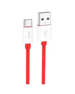 Кабель USB Type C X87a 1 м красный Hoco