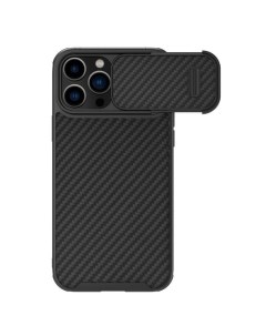 Чехол Sinthetic fiber S Case с защитой камеры для iPhone 13 Pro Max черный Nillkin
