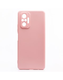 Чехол для Xiaomi Redmi Note 10 Pro M2101K6G силиконовый Soft Touch светло розовый Promise mobile