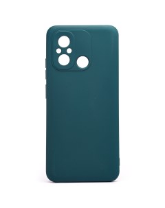 Чехол для Xiaomi Redmi 12C 22120RN86G силиконовый Soft Touch 4 темно зеленый Promise mobile