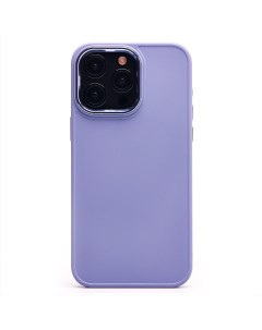Чехол для iPhone 15 Pro Max силиконовый матовый 6 светло фиолетовый Promise mobile