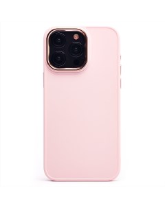 Чехол для iPhone 15 Pro Max силиконовый матовый 6 светло розовый Promise mobile
