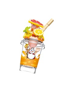 Конструктор 3Д Мороженое фруктовое с апельсином и лимоном 59 дет JK23025 Jaki