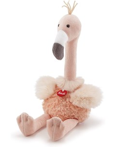 Мягкая игрушка Кудрявый фламинго 22x32x28 см Trudi