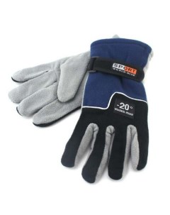 Теплые флисовые перчатки KL ST 0010 1386791 синий Sport
