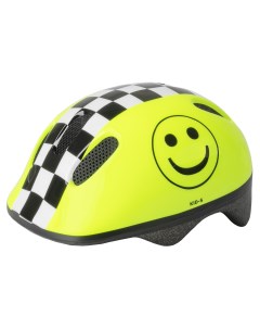 Шлем велосипедный детский подростковый с сеточкой 6отв 52 57см SMILE KID S черно желтый M M-wave
