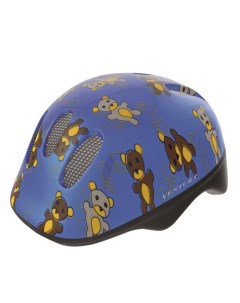 Шлем велосипедный детский подростковый с сеточкой 6отв 48 52см TEDDY голубой M-wave