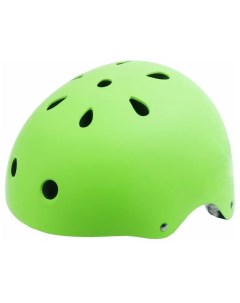 Шлем велосипедный ВМХ FREESTYLE 11отв суперпрочн 58 61см матов зеленый LAUNCH Ventura
