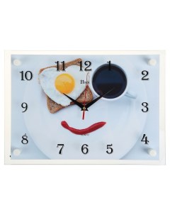 Часы настенные серия Кухня Завтрак 25х35 см микс Nobrand